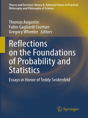 cover image of Reflections on the Foundations of Probability and Statistics